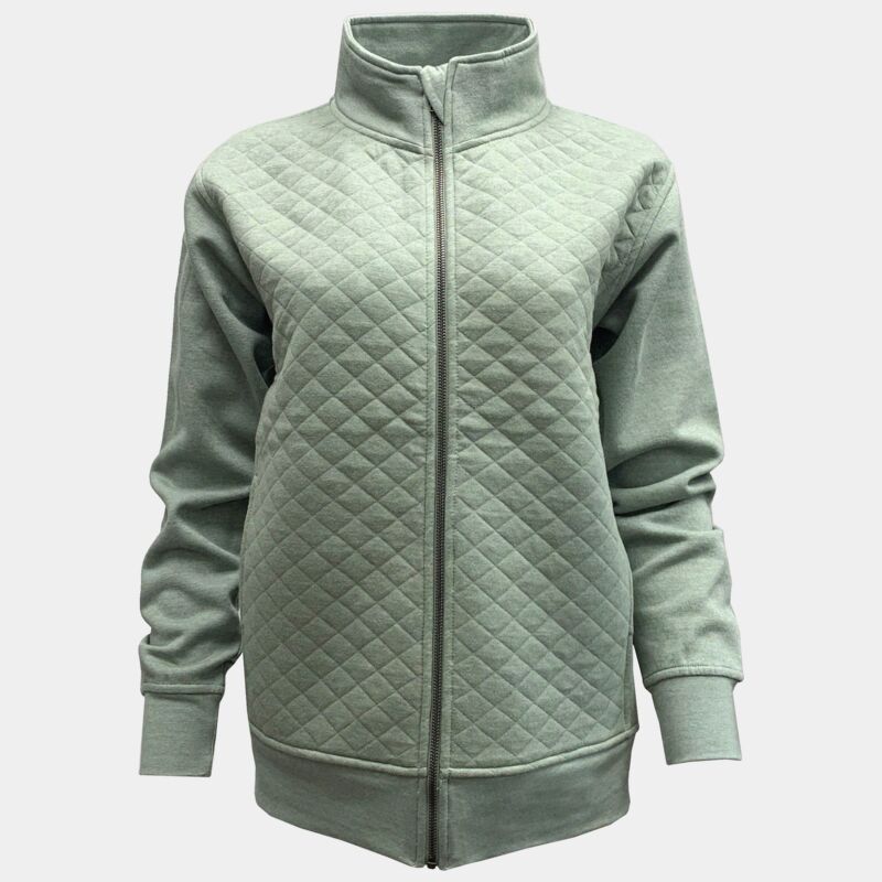 Ladies Quilted Full Zip Thumbnail
