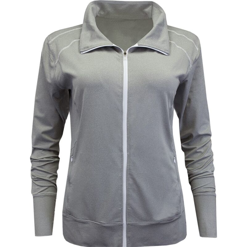 Ladies Heathered Full Zip Thumbnail